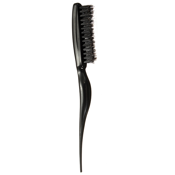 Professional Salon Black Hairdressing Teasing Tangle Hair Brush Comb