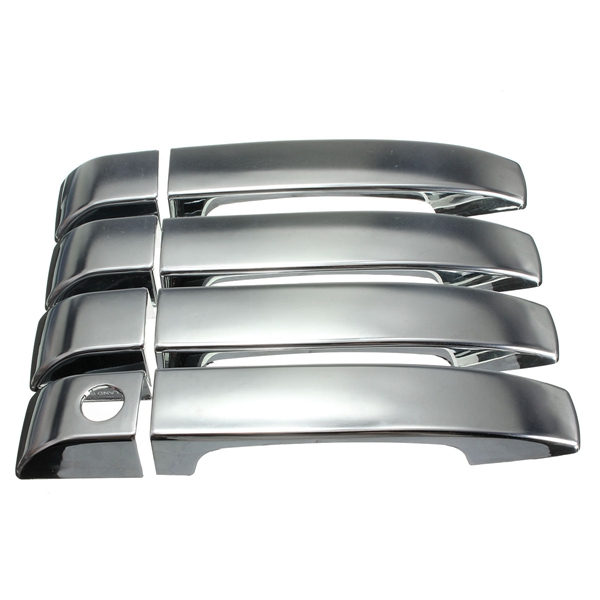Silver Chromed Door Handle Covers Set for Land Rover Range Rover 2002-2012