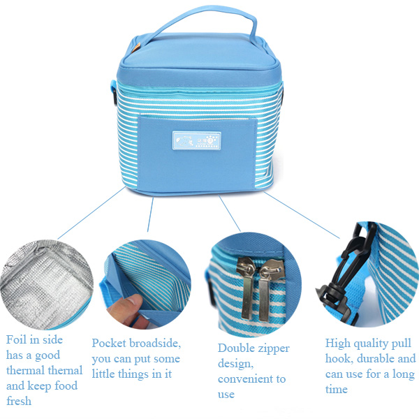 Simply Insulated Thermal Lunch Bag Cooler Bag Picnic Travel Storage Bag