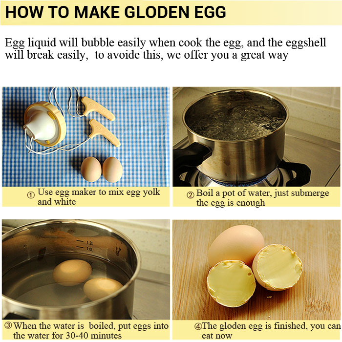 Creative Egg Yolk White Mixer Gloden Egg Maker Cyclone Golden Egg
