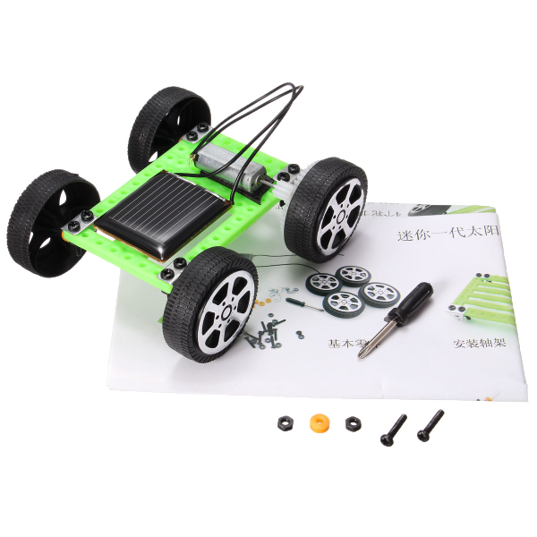 Solar DIY Gadget Car Mini Puzzle IQ Educational Toy