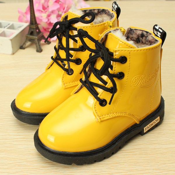 Baby Children Martin Snow  Boots High Candy Color Shoes