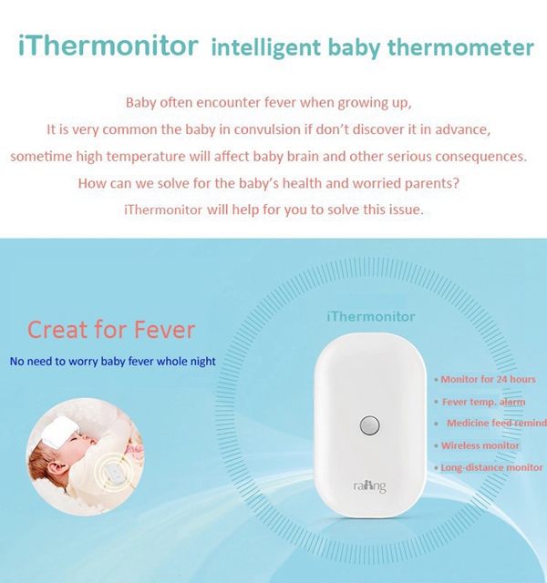 iThermonitor With Bluetooth Wireless Baby Fever Monitors Thermometer