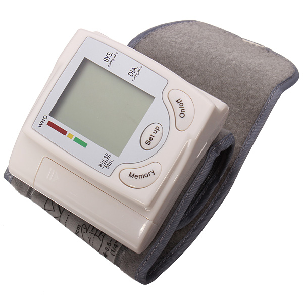 HQ-806 Digital Wrist Blood Pressure Monitor Meter Sphygmomanometer