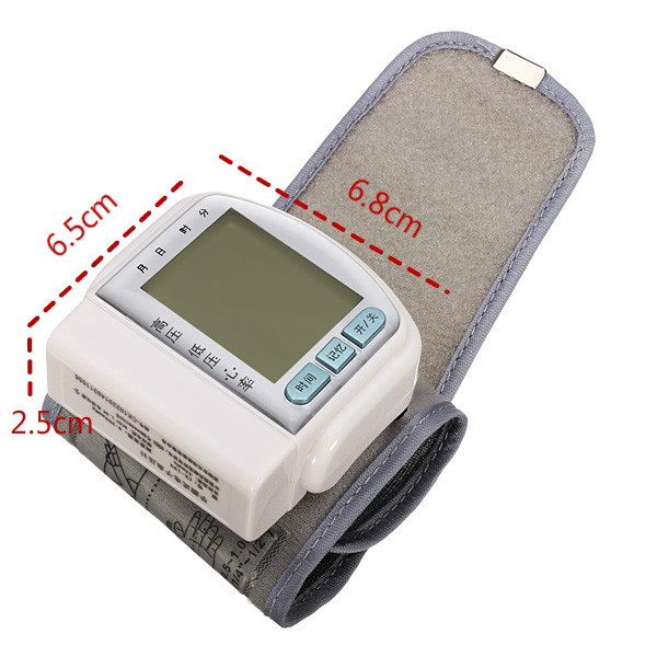 CK-102 Automatic Wrist Blood Pressure Monitor Meter Sphygmomanometer