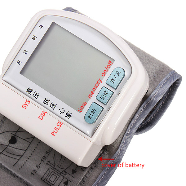 CK-102 Automatic Wrist Blood Pressure Monitor Meter Sphygmomanometer