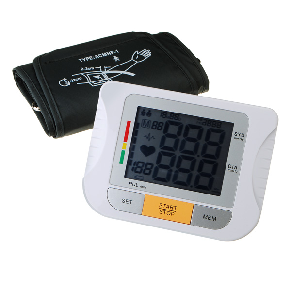 Upper Arm Digital Sphygmomanometer Blood Pressure Monitor