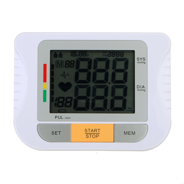 Upper Arm Digital Sphygmomanometer Blood Pressure Monitor Meter