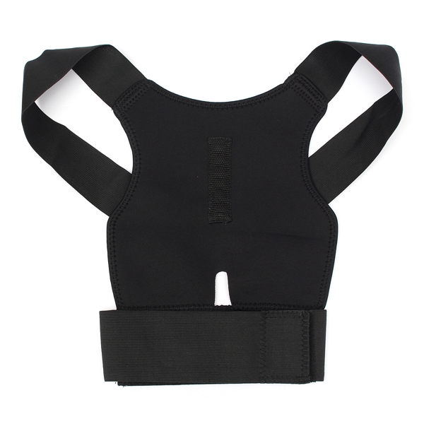 Back Support Belt Lumbar Shoulder Posture Spine Correction Straighten Brace