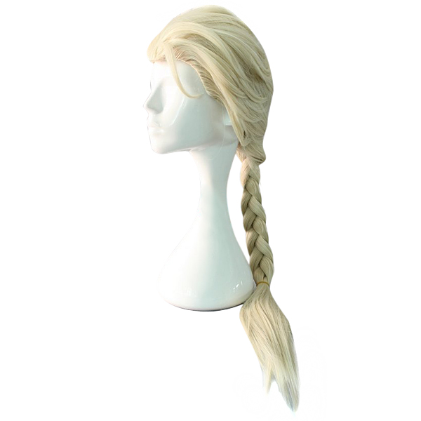 Cosplay Braided Ponytail Hair Synthetic Fibre of Hight-Temperature Cartoon Wigs Fluffy Long