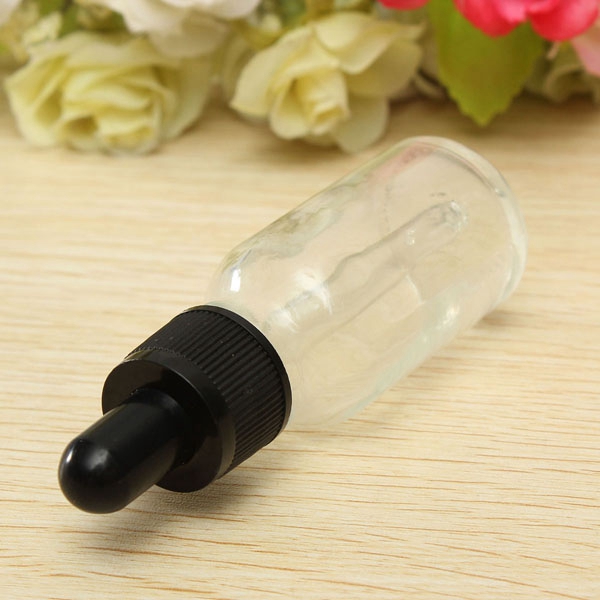 15ML Transparent Essential Oil Perfume Glass Dropper Bottle