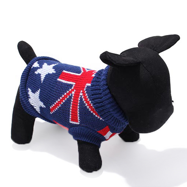 Suéter para mascotas con la bandera del Reino Unido