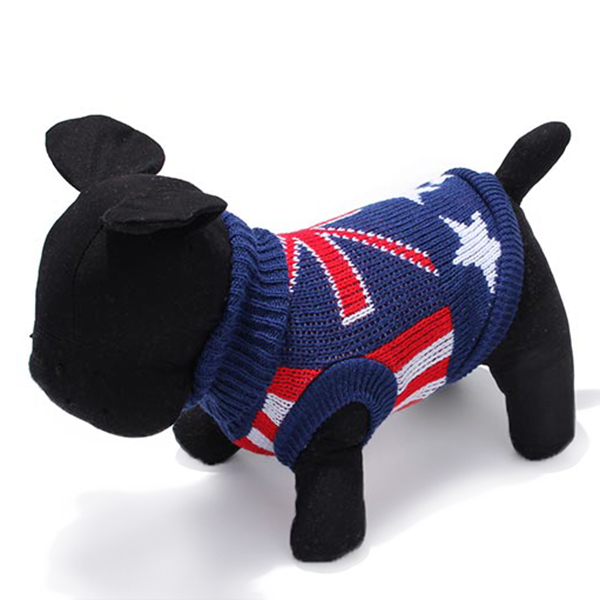 Suéter para mascotas con la bandera del Reino Unido