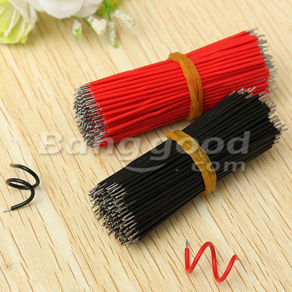 4000pcs 6cm Breadboard Jumper Cable Dupont Wire Electronic Wires Black Red Color 8