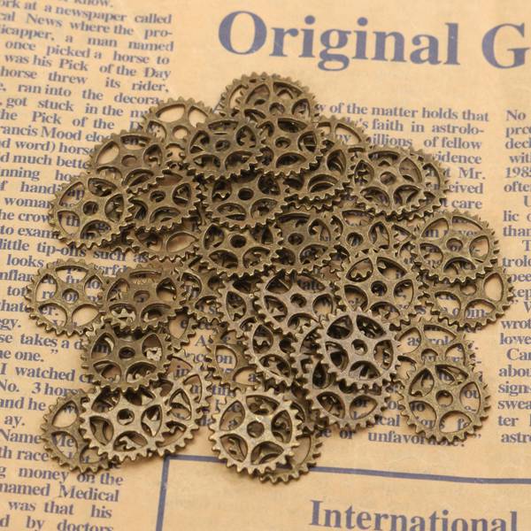 Steampunk Gear Necklace Pendant DIY