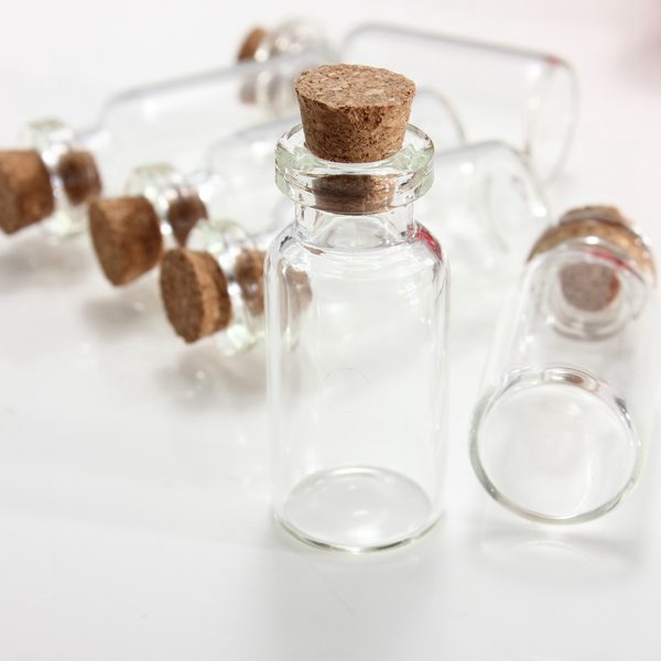 Mini Wishing Glass Bottles