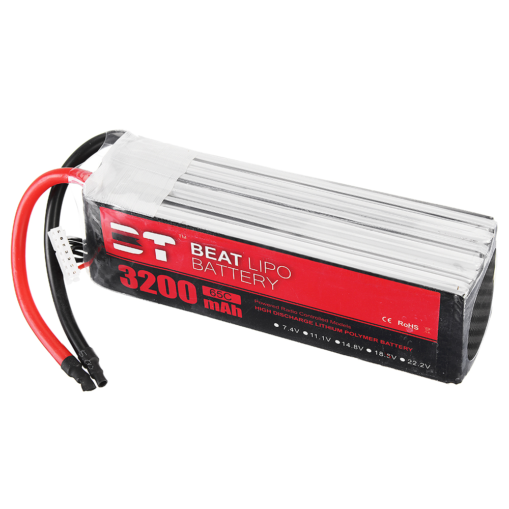 BT BEAT 22.2V 3200mAh 65C 6S Lipo Battery Without Plug With Battery Strap for RC Racing Drone - Photo: 3