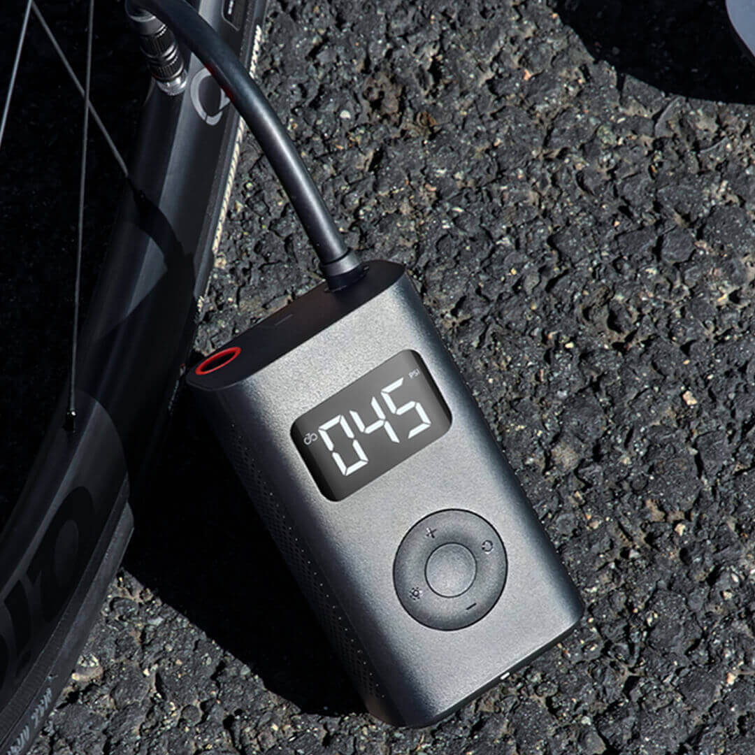 Στα €33.10 από αποθήκη Κίνας | Xiaomi 5V 150PSI Bike Pump USB Charging Electric Air Pump Camping Cycling Portable Basketball Football Pump Tools