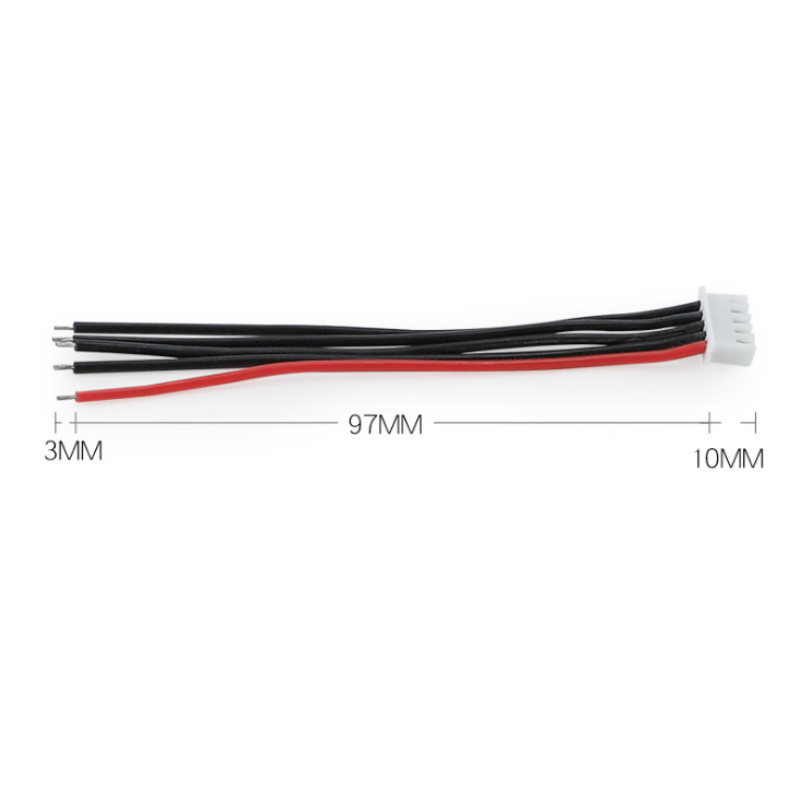 11CM Connecting Silicone Cable Extension Wire 1S2P/2S3P/3S4P/4S5P/5S6P/6S7P for Lipo Battery Balance Charger Battery - Photo: 3