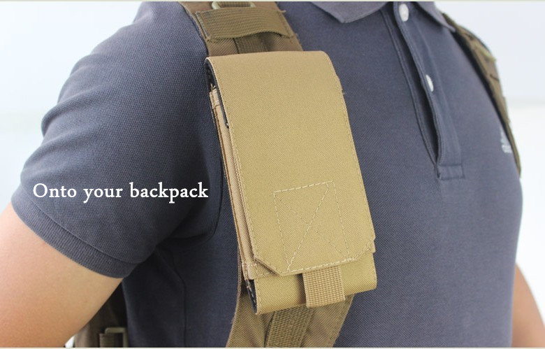 Outdoor Tactical Waist Storage Bag Case Cover Pouch For Smartphone Less Than 6 Inch