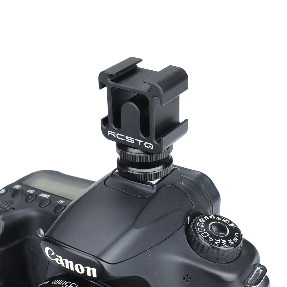 Three Head Extend Port Connect Microphone Mount Hot Shoe Base Set Smooth Adapter For SLR Camera/Digital Camera/Micro Single Camera - Photo: 6