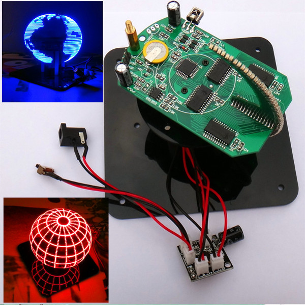 DIY Spherical Rotating LED Kit