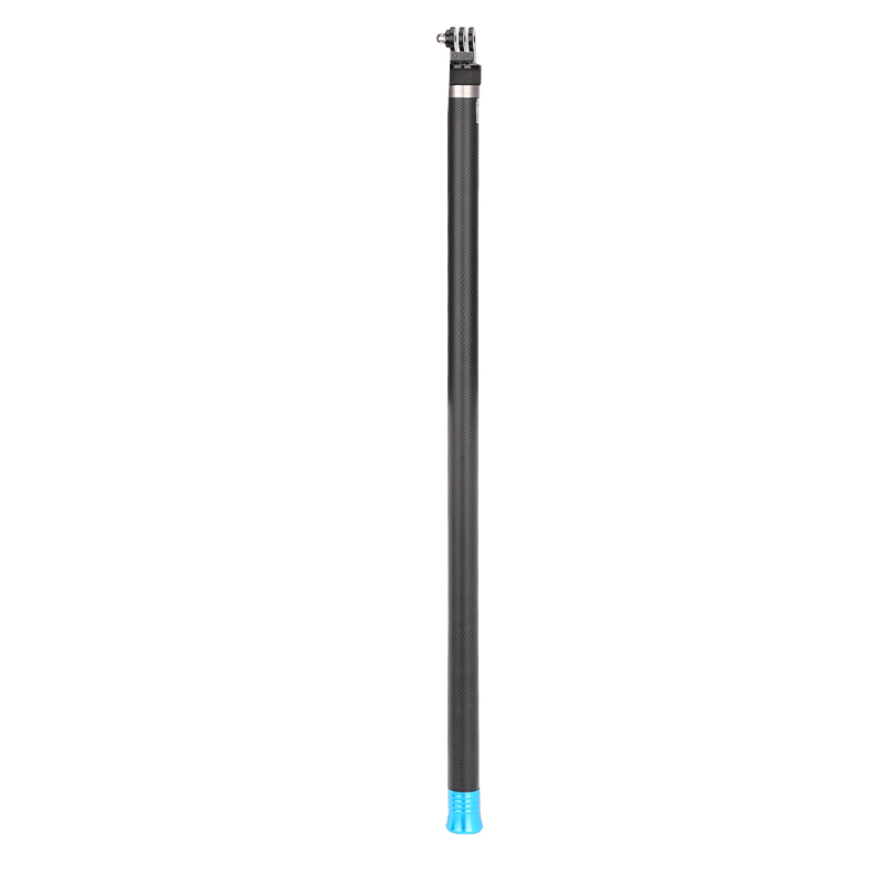 TELESIN 56cm-270cm 2.7m Adjustable Selfie Stick Carbon Fiber Extension Rod for Action Cameras Gimbals - Photo: 9