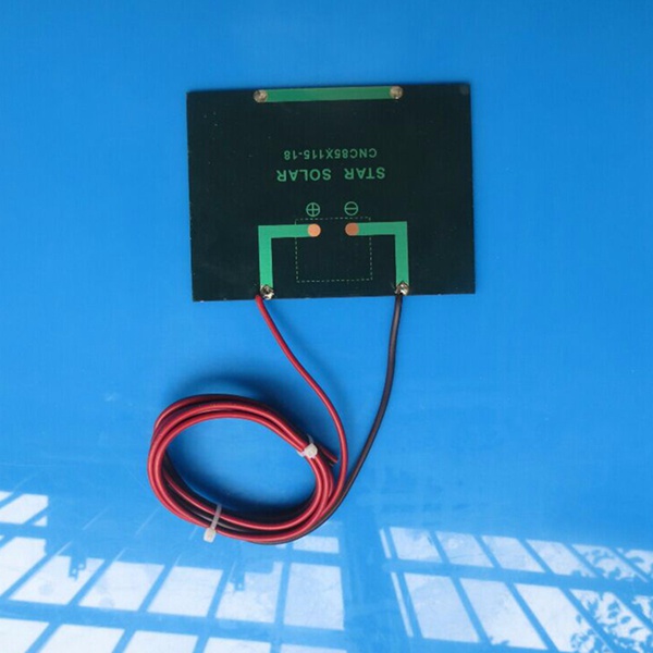 12V 1.5W Mini Solar Panel Small cell Module Epoxy Charger With 1M Welding Wire 7