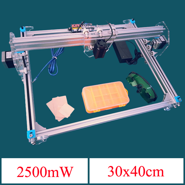 2500mW A3 DIY Violet Laser Engraver Machine Kits