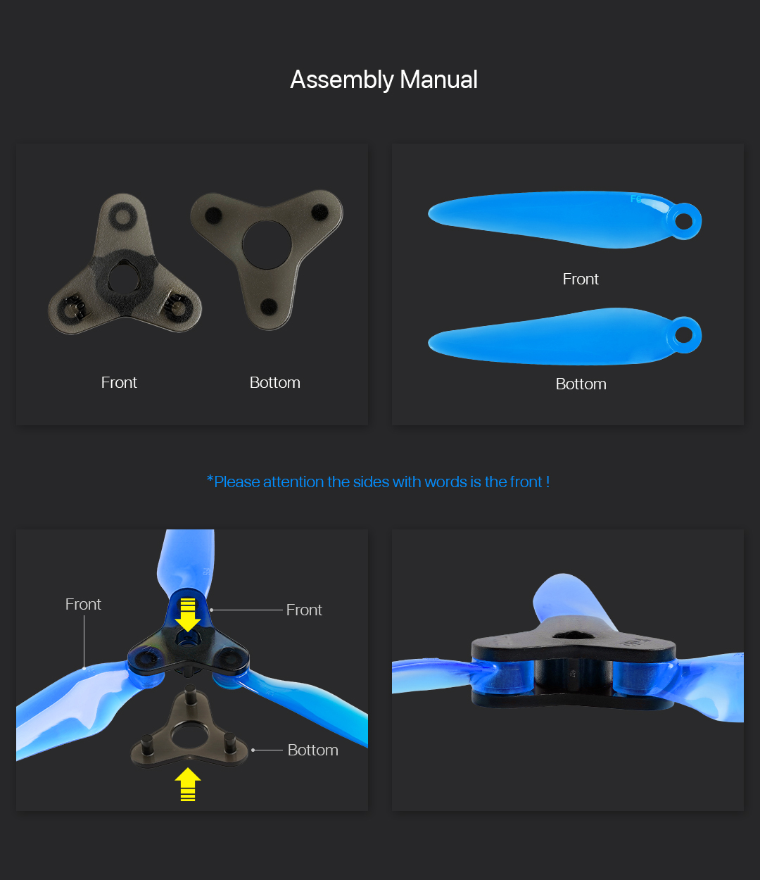 Dalprop Fold F6 6" Folding Propeller DIY Smooth Props Long Range Compatible POPO for FPV Racing RC Drone - Photo: 3