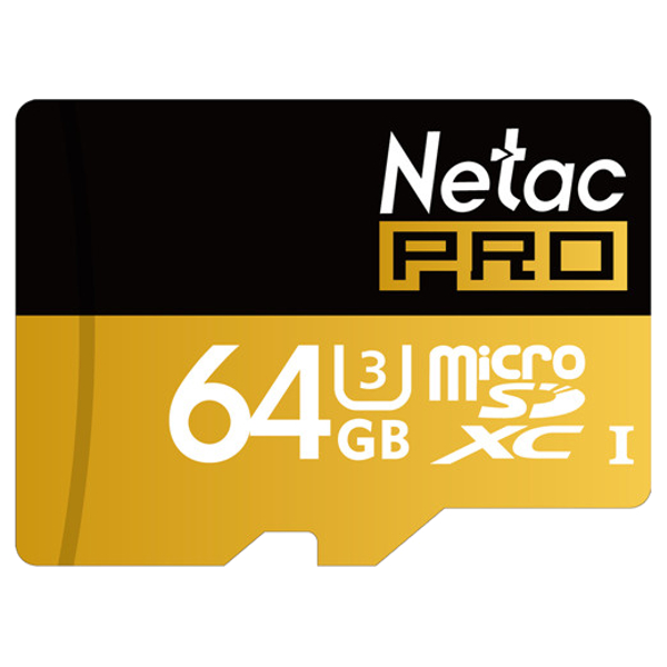 Netac Pro P500 64GB UHS-I U3 TF Card Micro SDXC Card