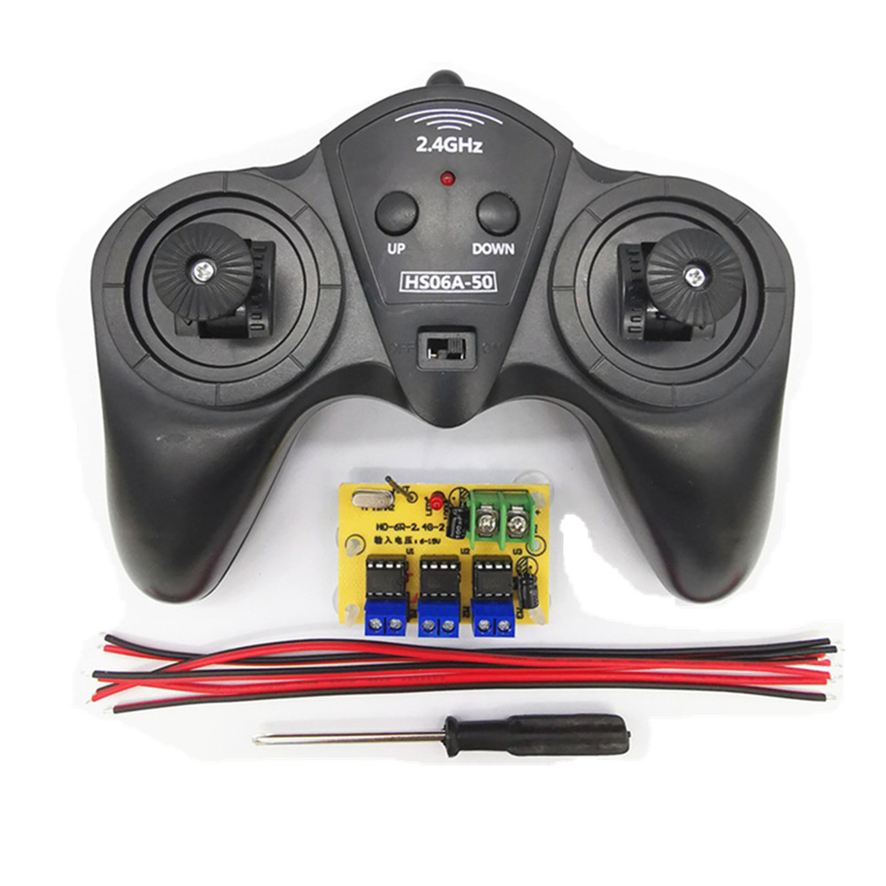 Small Hammer 6CH 2.4G 15A Wireless Controller With Receiver For DIY RC Robot Car - Photo: 12