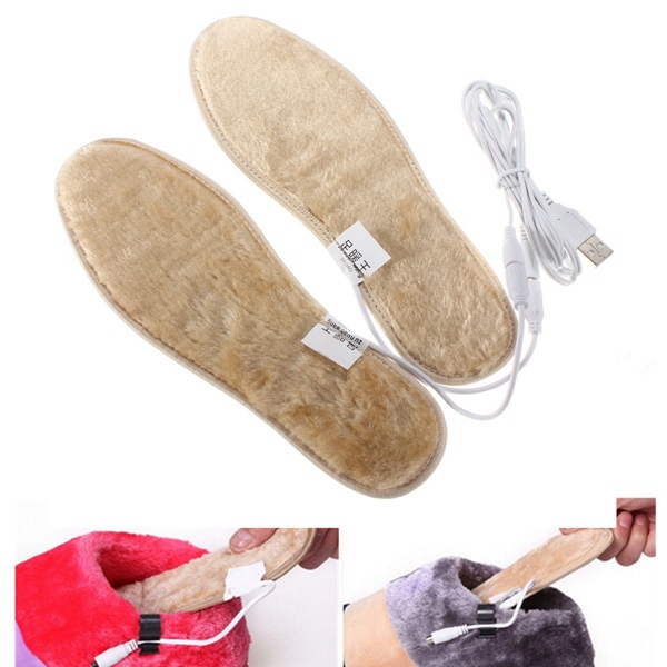 USB Electric Heating Insole Foot Warmer Pads