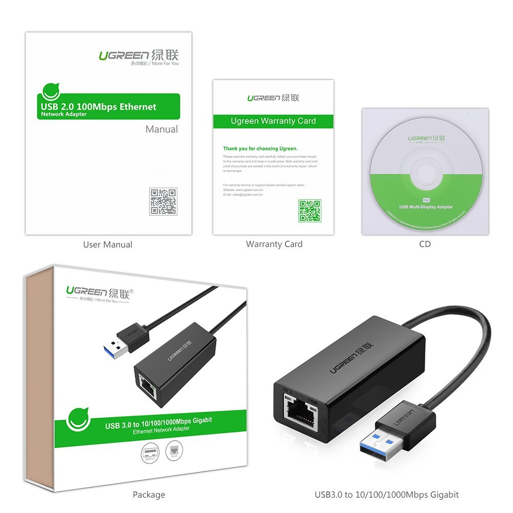 The Package of Ethernet Network Adapter