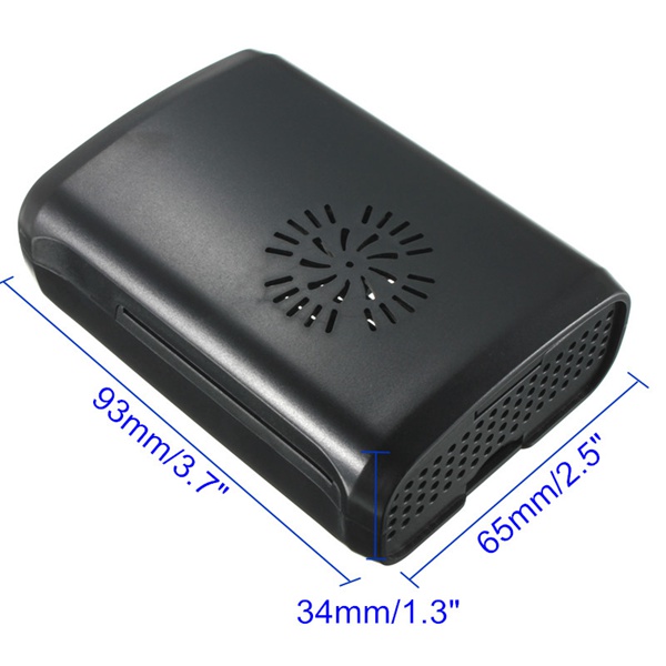 ABS Case With Fan Hole For Raspberry Pi 2 Model B / B+ 20