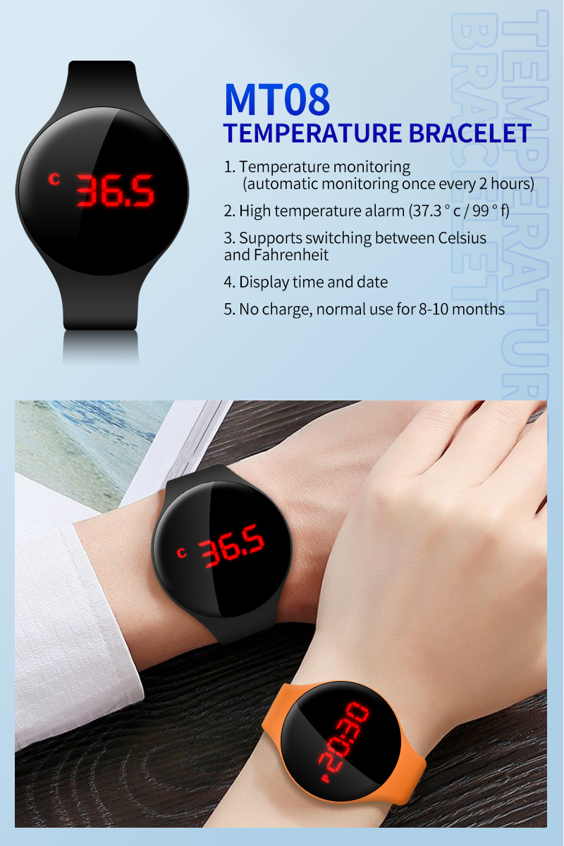 Bakeey MT08 Fahrenheit Body Temperature Monitori Centigrade Thermometer  Fashion Smart Watch, Bluetooth Watch, Calling Smart Watch, Bluetooth  Calling Smartwatch, ब्लूटूथ स्मार्ट घड़ी, ब्लूटूथ स्मार्ट वॉच - My Store