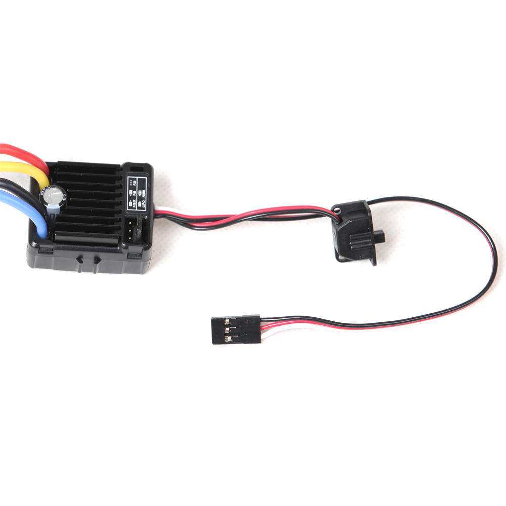 ROCHOBBY Hobbywing Waterproof 60A Brushed ESC For 1/6 2.4G 2CH 1941 MB SCALER RC Car Waterproof Vehicle Models Parts - Photo: 4