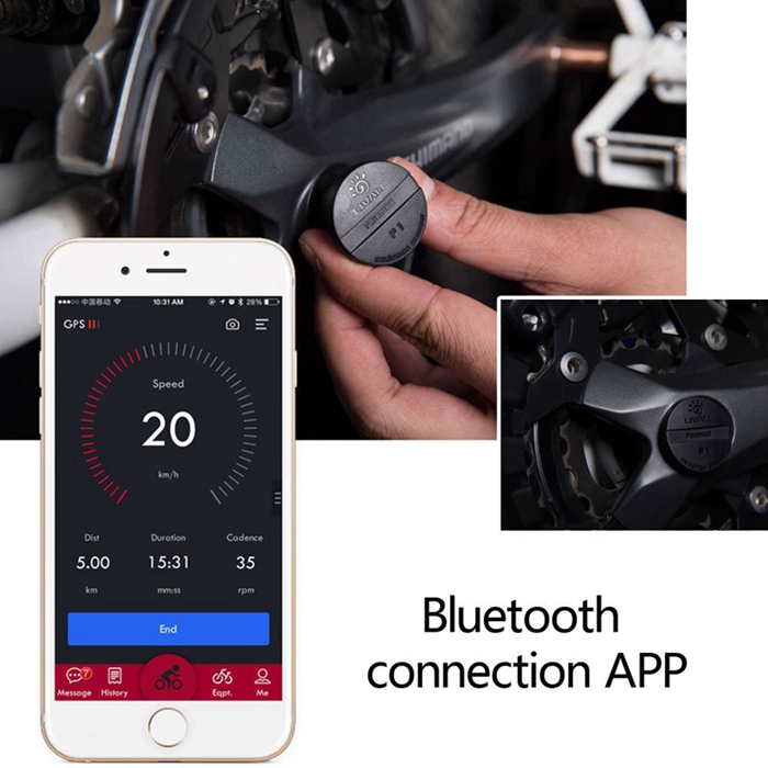 LIVALL APP Bicycle Pedal Wireless Bluetooth Speedometer 