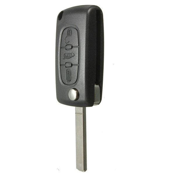 Remote Key ID46 Battery VA2 433MHz Transponder Chip For Peugeot/Citrpen 3 Button