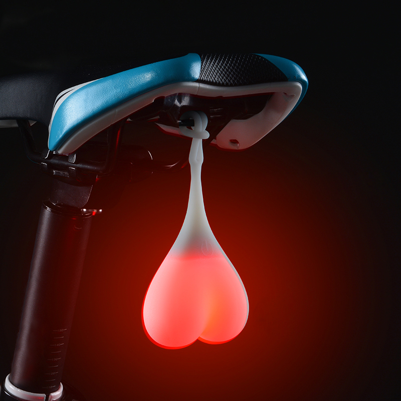 Cycling Night Riding Creative Heart Design Bike Light