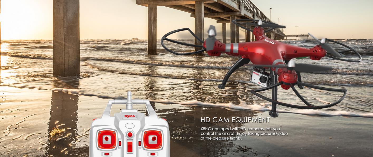 Syma X8HG 2.4G 4CH 6Axis FPV Wifi With 0.3MP HD Camera RC Quadcopter