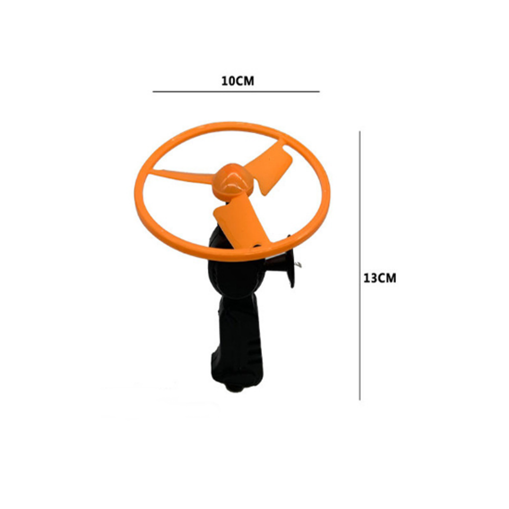 Pull The Small Frisbee Flying Frisbee Three-color Models Random Delivery Children's Educational Toys - Photo: 6
