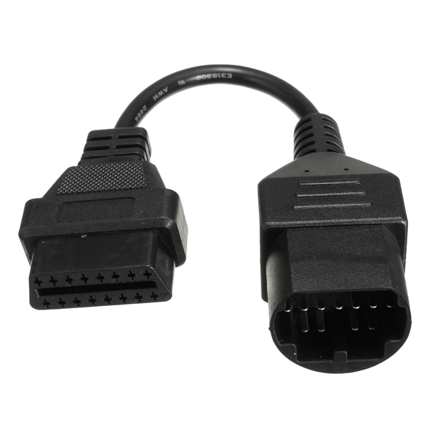 OBD2 Diagnostic Cable Adapter Code Scanner 17pin to 16pin for Mazda Ford Ranger