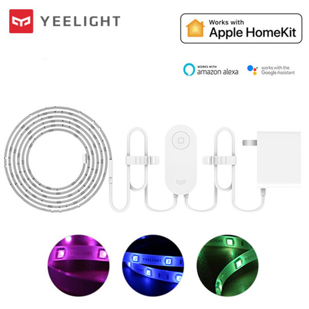 Στα 28.24€ από αποθήκη Τσεχίας | Yeelight YLDD05YL 1S 2M Smart APP RGB LED Strip Light Work with Homekit SmartThings+US Plug(Xiaomi Ecosystem Product)