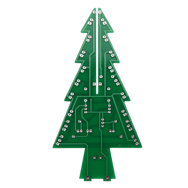 5Pcs Geekcreit® DIY Christmas Tree LED Flash Kit 3D Electronic Learning Kit 11