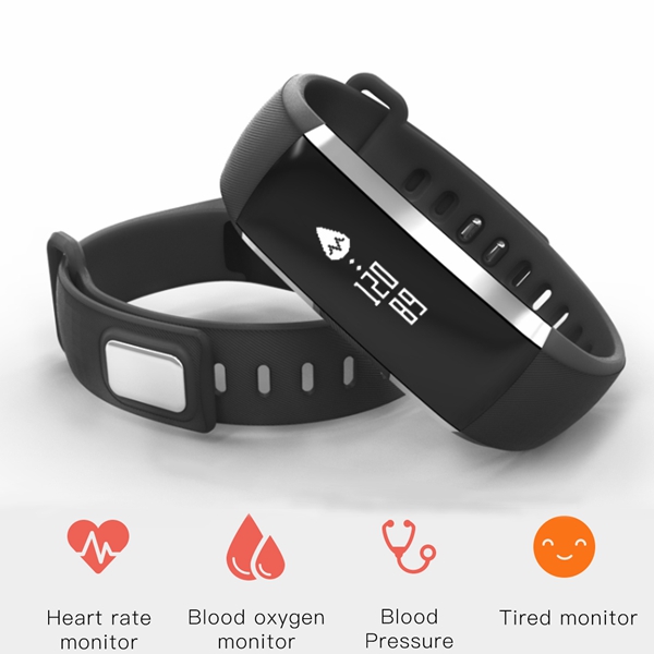 Blood Oxygen Pressure Heart Rate Sport Smart Bracelet