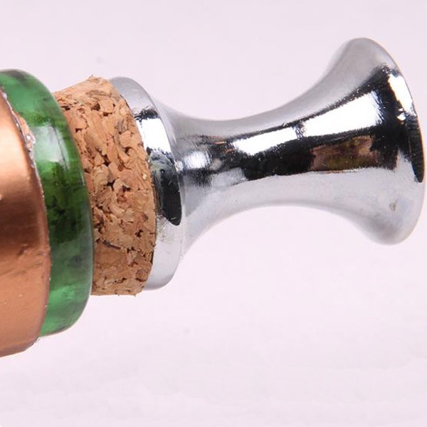 Zinc Alloy Wine Bottle Stopper Wood  Wine Champange Sealing Plug