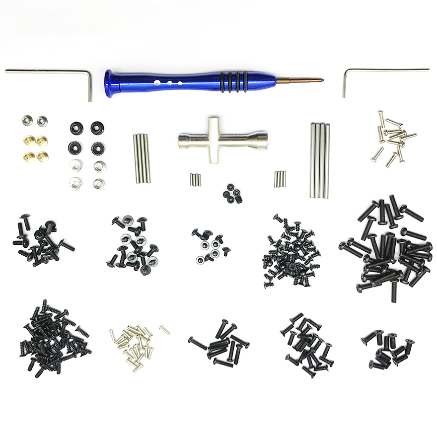 Wltoys 144001 1/14 Metal RC Car Whole Screw Set Vehicle Models Parts - Photo: 2