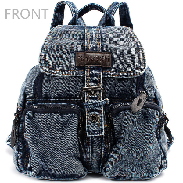 Front View Show of Women Canvas Backpack