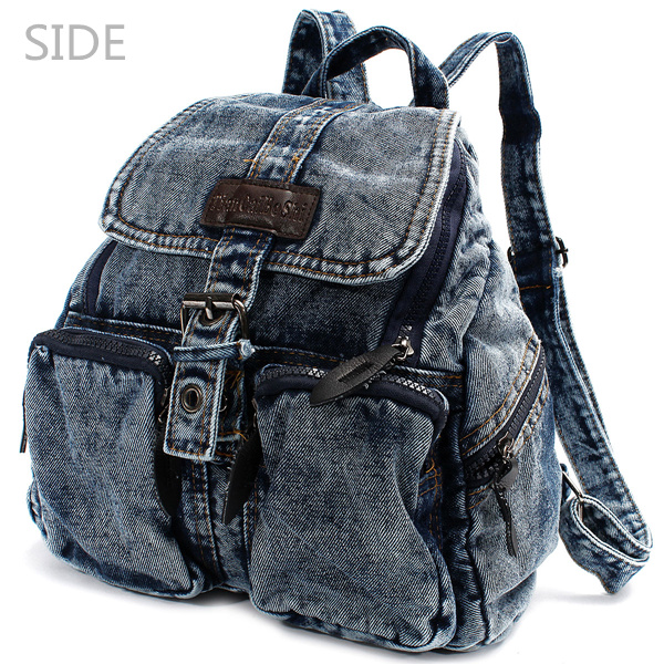 Side View Show of Women Canvas Backpack